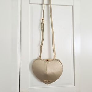 Bebe Gold Heart Crossbody